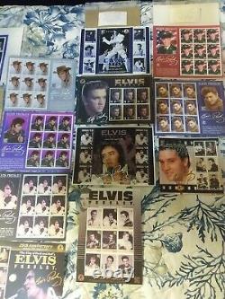 Elvis Presley 25th Anniversary Edition Complete 15 Pg 111 Stamps Collection Rare