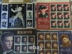 Elvis Presley 25th Anniversary Edition Complete 15 Pg 111 Stamps Collection Rare