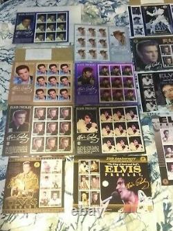 Elvis Presley 25th Anniversary Edition Complete 15 Pg 111 Stamps Collection Rare