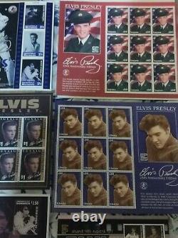 Elvis Presley 25th Anniversary Edition Complete 15 Pg 111 Stamps Collection Rare