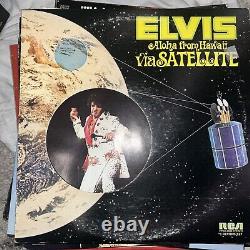 Elvis Presley- 2LP Aloha From Hawaii Via Sattelite- Ultra Rare DJ's Stereo- EX+