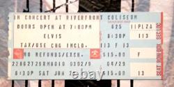 Elvis Presley, 2nd To Last Concert Ticket and Very Rare Original Photos 6/25/77