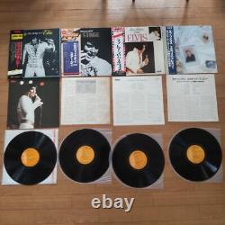 Elvis Presley 33 records Set Rare Japanese version, U. S. Version, sample only