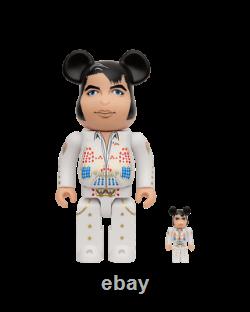 Elvis Presley 400% 100% Bearbrick Set Medicom Be@rbrick Rare Limited 2020 Japan