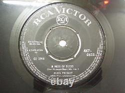 Elvis Presley 447 0628 Black Rare Single 7 45 RPM India Indian Vg