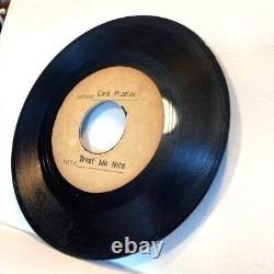 Elvis Presley 45 ACETATE Treat Me Nice Rare find from 1957