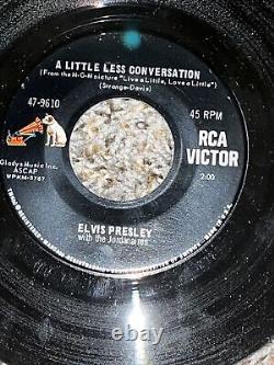 Elvis Presley 45 A Little Less Conversation / Almost In Love RCA Victor RARE