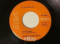 Elvis Presley 45 Hound Dog/dont Be Cruel Rare Orange Lbl Gold Standard Nm++