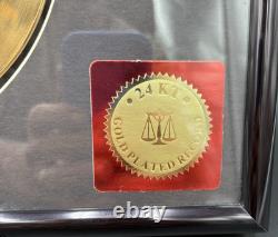 Elvis Presley 45 Little Sister 1961 Hit 24K Gold Plated Record Licensed Rare