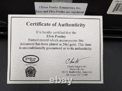 Elvis Presley 45 Little Sister 1961 Hit 24K Gold Plated Record Licensed Rare