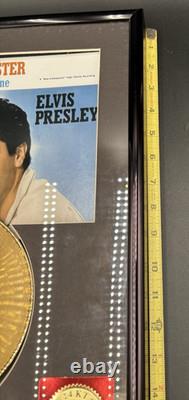 Elvis Presley 45 Little Sister 1961 Hit 24K Gold Plated Record Licensed Rare