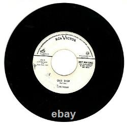 Elvis Presley 45 RPM Rca Victor Record Rare Promo
