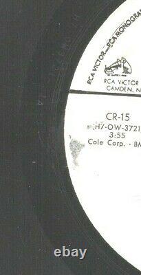 Elvis Presley 45 RPM Rca Victor Record Rare Promo