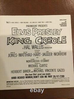 Elvis Presley 45 ep King Creole with super rare photo