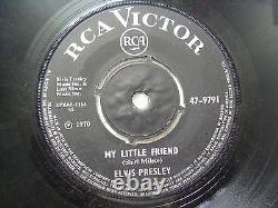 Elvis Presley 47 9791 Black Rare Single 7 45 RPM India Indian Vg