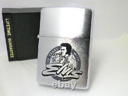 Elvis Presley 50 YEARS WITH. Zippo Unfired 1990 Rare 390207c39