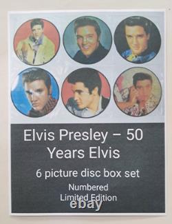 Elvis Presley-50 Years Elvis Lp Picture Disc BoxSet Sealed Denmark Import Rare