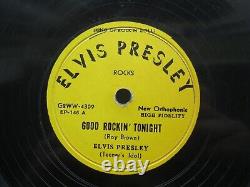 Elvis Presley 78 RPM Good Rockin' Tonight Rare Million Mark Label Ep- 146