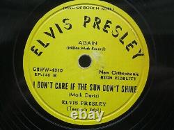 Elvis Presley 78 RPM Good Rockin' Tonight Rare Million Mark Label Ep- 146