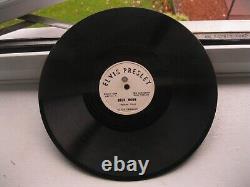 Elvis Presley 78 RPM Poor Boy / Blue Moon Ultra Rare White Label Demo