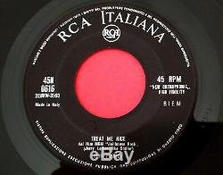 Elvis Presley (7 Italy) 45n 0616 Treat Me Nice Skyline Cover (rare 1000 Copy)