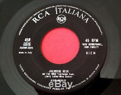 Elvis Presley (7 Italy) 45n 0616 Treat Me Nice Skyline Cover (rare 1000 Copy)