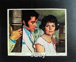 Elvis Presley 8 Original Color Movie Lobby Cards Set 1969 Rare Collectible Lot