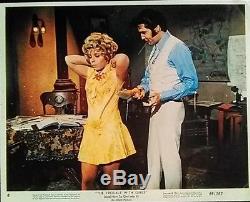 Elvis Presley 8 RARE Original Color Movie Lobby Cards Set Trouble With Girls Lot
