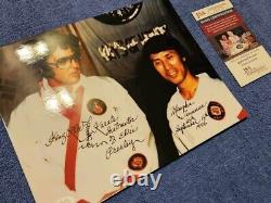 Elvis Presley 8x10 Color Photo Autographed By Master Kang Rhee With JSA COA Rare