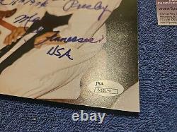 Elvis Presley 8x10 Color Photo Autographed By Master Kang Rhee With JSA COA Rare
