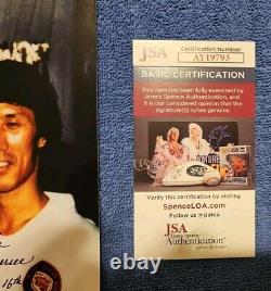 Elvis Presley 8x10 Color Photo Autographed By Master Kang Rhee With JSA COA Rare