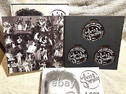 Elvis Presley A Boy From Tupelo FTD BOX Set-Huge Book + 3 CDs OOP & RARE