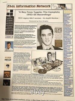 Elvis Presley A Boy From Tupelo FTD BOX Set-Huge Book + 3 CDs OOP & RARE