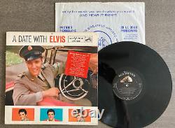 Elvis Presley A Date With Elvis LPM-2011 FIRST PRESSING 1S/1S VG+/VG+ Rare Cover