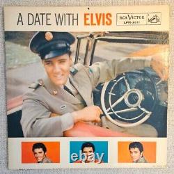 Elvis Presley A Date With Elvis LPM-2011 Mono First Press Rare Long Play Label