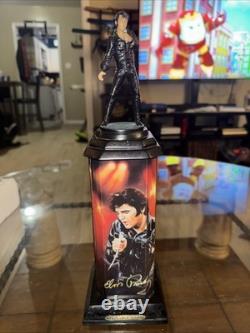 Elvis Presley A Legend in Lights illuminated sculpture Bradford Exchange Rare