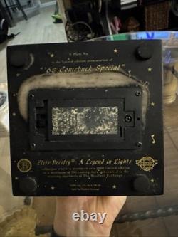 Elvis Presley A Legend in Lights illuminated sculpture Bradford Exchange Rare