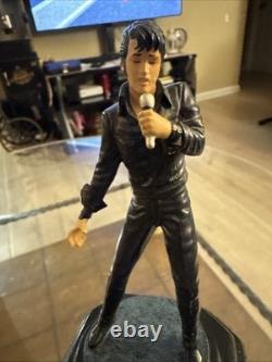 Elvis Presley A Legend in Lights illuminated sculpture Bradford Exchange Rare