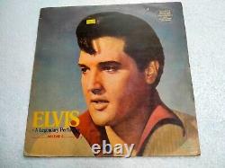 Elvis Presley A Legendary Performer Vol 4 RARE LP RECORD INDIA INDIAN Ex