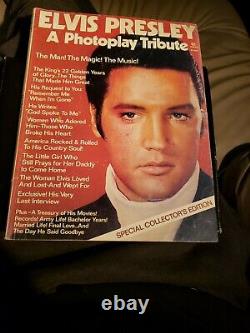 Elvis Presley A Photoplay Tribute Magazine Vintage 1977 RARE