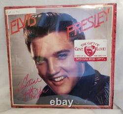 Elvis Presley A Valentine Gift For You Rare RCA AFL1-5353 Stereo Red Vinyl LP