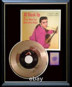 Elvis Presley All Shook Up 45 RPM Gold Metalized Record Rare Non Riaa Award