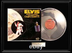 Elvis Presley Aloha From Hawaii Lp White Gold Platinum Record Rare