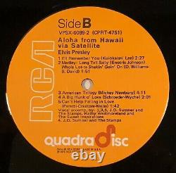 Elvis Presley / Aloha From Hawaii / Mega Rare 2 LP vinyl Quadra Disc / NM+