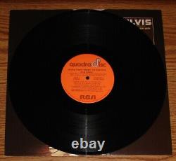 Elvis Presley Aloha From Hawaii QUAD 1st ISSUE With Rare Hype Stickers VPSX-6089