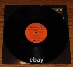 Elvis Presley Aloha From Hawaii QUAD 1st ISSUE With Rare Hype Stickers VPSX-6089