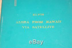 Elvis Presley Aloha From Hawaii Via Satellite TV Program Script Original RARE