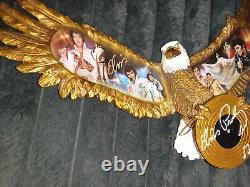 Elvis Presley American Eagle Wall Sculpture 2012 RARE Bradford Exchange