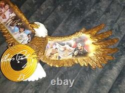 Elvis Presley American Eagle Wall Sculpture 2012 RARE Bradford Exchange