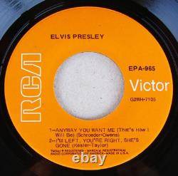 Elvis Presley Any Way You Want Me EPA-965 with Extremely Rare No Banner Sleeve